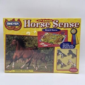 Breyer‎ 2nd Edition Horse Sense Board Game, w/4 Mini Whinnies Horses NEW